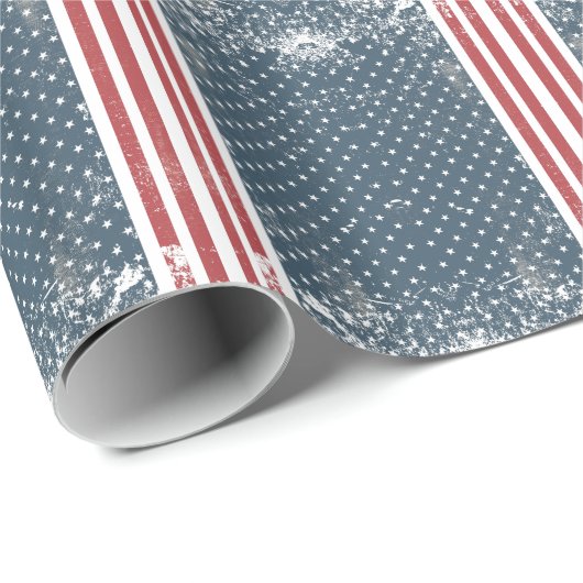 Vertikalflagge Geschenkpapier (Rolleneckpunkt)