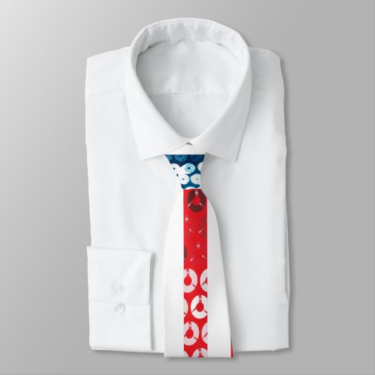 Vertikalflagge Krawatte (Gebunden)