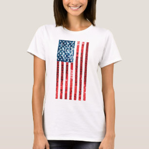 Vertikalflagge T-Shirt
