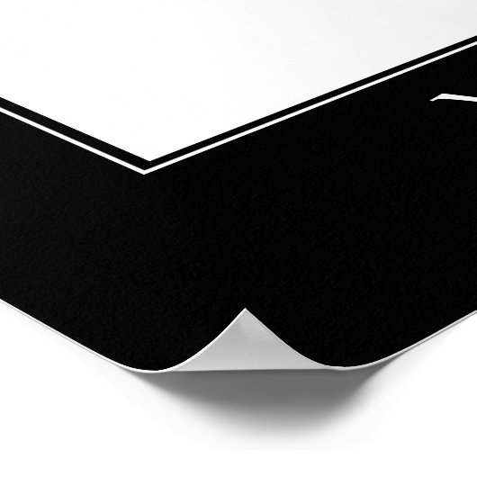 Vertikalgrenzenvorlage für motivierend Stil Poster (Ecke)