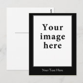 Vertikalgrenzenvorlage für motivierend Stil Postkarte (Vorne/Hinten)