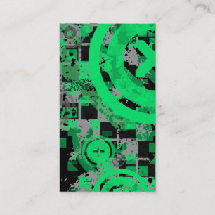 Vertikalgrün Visitenkarte