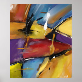 Vertikalposter extra großes Modell "Abstract 1509" Poster