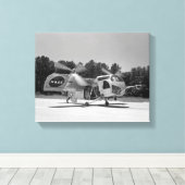 Vertol VZ-2 (Modell 76) Leinwanddruck (Insitu (Holzboden))