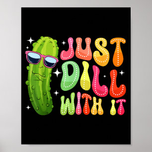 Vertrag es mit lustiger Gurke Poster