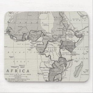 Vertrag-Karte von Afrika Mousepad