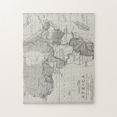 Vertrag-Karte von Afrika Puzzle (Vertikal)