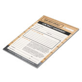 Vertrag über die Zuhause-Renovierung von Carpenter Notizblock (angewinkelt)