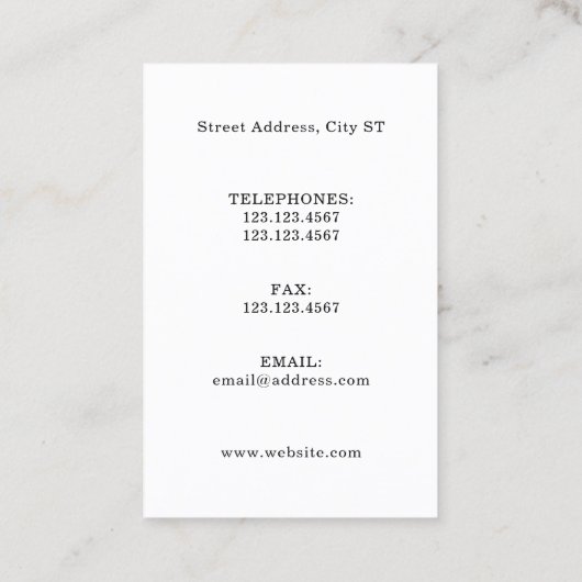 Vertragsausweis visitenkarte (Rückseite)