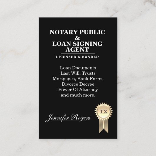 Vertragsausweis Visitenkarte (Vorderseite)