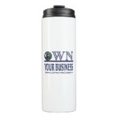 Vertragspartner Corner Eigentümer Ihres Unternehme Thermosbecher (Vorderseite)