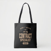 Vertragsspezialist Funny Job Beruf Tasche (Vorderseite)