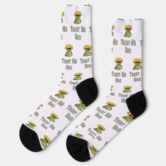 Vertrau mir Bro Socken (Linkes Detail)