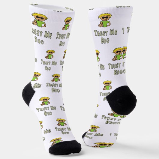 Vertrau mir Bro Socken (Gewinkelt)