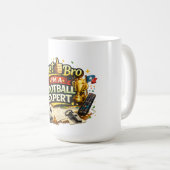 Vertrau mir Bruder ich bin ein Fußball Experte Lus Kaffeetasse (VorderseiteRechts)