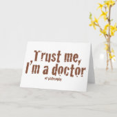 Vertrau mir, ich bin Arzt.. Karte (Gelbe Blume)