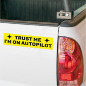 Vertrau mir - ich bin auf Autopilot™ Aufkleber Autoaufkleber (Auf Lkw)