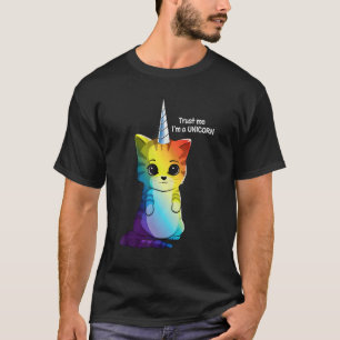 Vertrau mir, ich bin ein Einhorn Katze T-Shirt