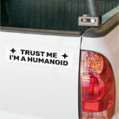 Vertrau mir - ich bin ein Humanoid™ Aufkleber Autoaufkleber (Auf Lkw)