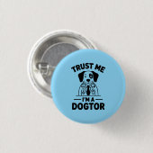 Vertrau mir, ich bin ein Hundtor Button (Vorne & Hinten)