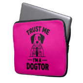 Vertrau mir, ich bin ein Hundtor Laptopschutzhülle (Vorderseite Links)