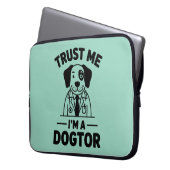 Vertrau mir, ich bin ein Hundtor Laptopschutzhülle (Vorderseite Links)
