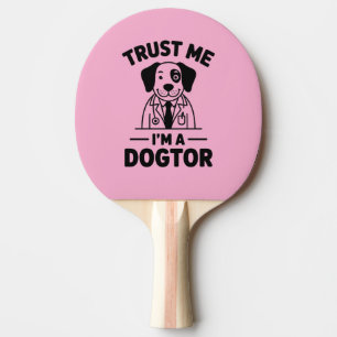 Vertrau mir, ich bin ein Hundtor Tischtennis Schläger