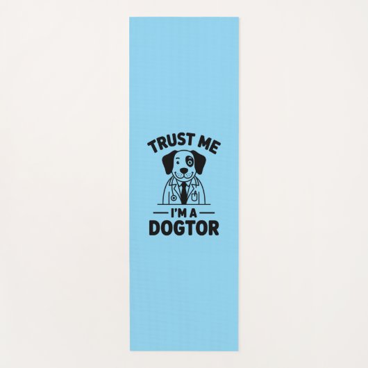 Vertrau mir, ich bin ein Hundtor Yogamatte (Vorderseite)