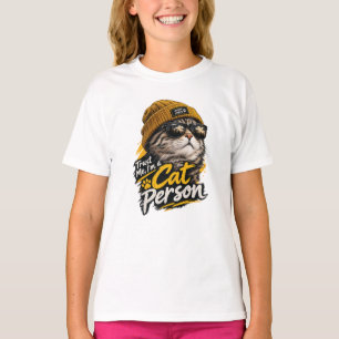 Vertrau mir, ich bin ein Katzenmensch – Cool Cat V T-Shirt