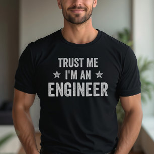Vertrau mir, ich bin Ingenieur Vintage lustiger In T-Shirt