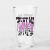 Vertrau mir, ich bin Mutter. Glas (Rückseite)