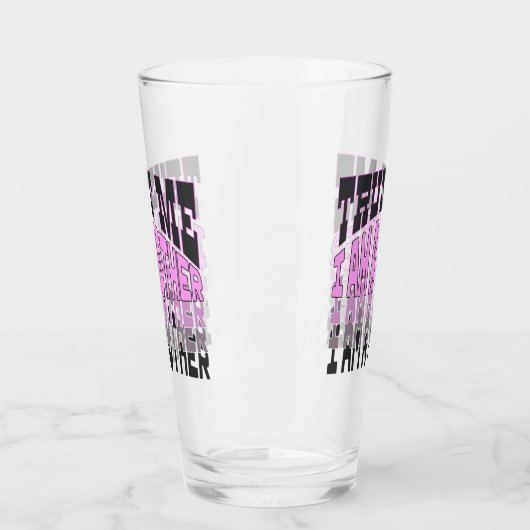 Vertrau mir, ich bin Mutter. Glas (Links)