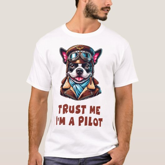 Vertrau mir, ich bin Pilot T-Shirt (Vorderseite)