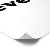 Vertraue Atomen nie Poster (Ecke)