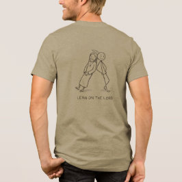 Vertraue auf den Herrn Lustiges Jesus-Strichmännch Tri-Blend Shirt
