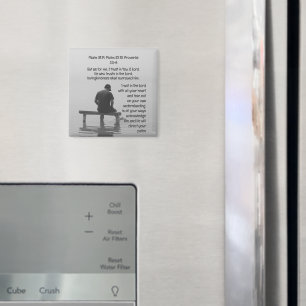 Vertraue auf den Herrn Tröstender aufbauender Bibe Magnet