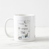 Vertraue deinem inneren Kompass. Selbstfürsorge-Af Kaffeetasse (Links)