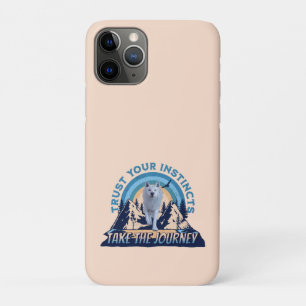 Vertraue Deinen Instinkten Arktischer Wolf Abenteu Case-Mate iPhone Hülle