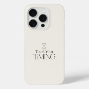 Vertraue Deiner Zeitgestaltung Minimal Motivierend Case-Mate iPhone Hülle