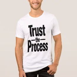 Vertraue dem Prozess Herren Motivations T-Shirt Tri-Blend Shirt