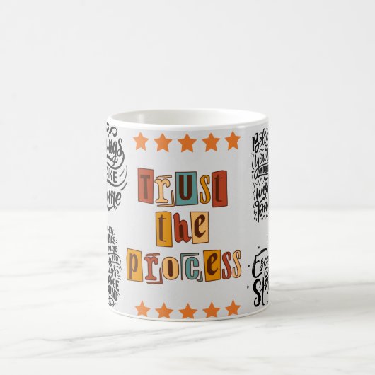 Vertraue dem Prozess Kaffeetasse (Mittel)