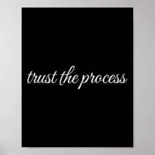 Vertraue dem Prozess, Psychotherapie  Poster