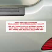 Vertraue den Antichristen nicht Autoaufkleber (Auf Auto)