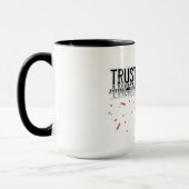 Vertraue der Reise Kaffeetasse - Inspirierende Ker (Links)