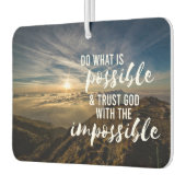 Vertraue Gott, der Christlich Inspiriere Autolufterfrischer (Links)