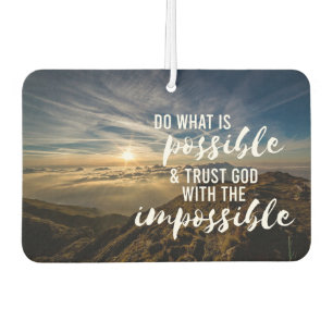 Vertraue Gott, der Christlich Inspiriere Autolufterfrischer