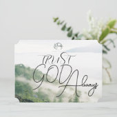 "Vertraue Gott immer Einladung (Stehend Vorderseite)