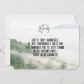 "Vertraue Gott immer Einladung (Rückseite)