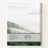 Vertraue Gott immer SpiralNotebook Notizblock (Rückseite)