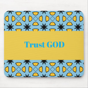 Vertraue Gott Mousepad